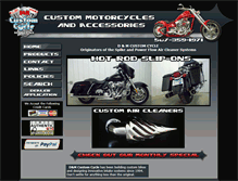 Tablet Screenshot of dmcustomcycle.com